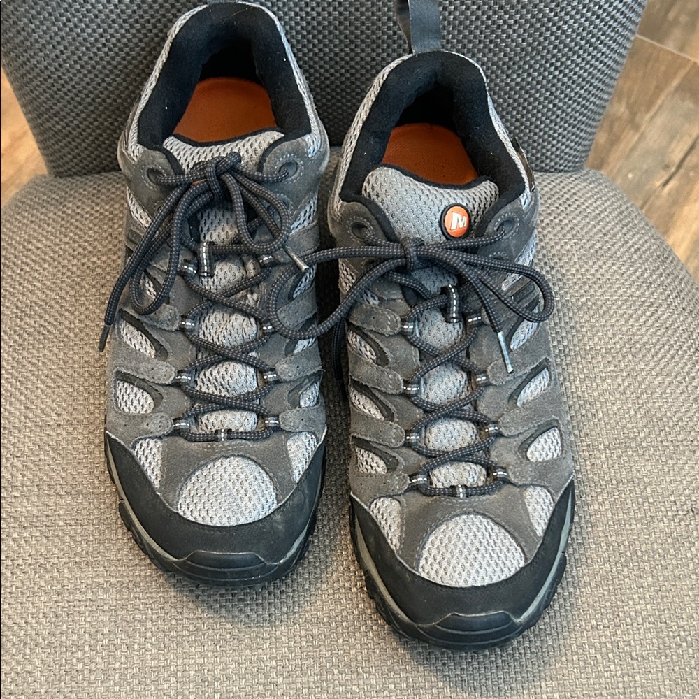 Merrell Men’s Gray and Black Trail Sneakers